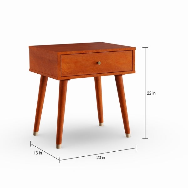 Carson Carrington Steinkjer Mid-century Accent Side Table