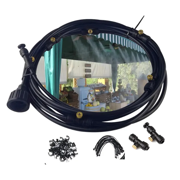 fine sprayer with pumps indoor mist cooling system disinfection kit garden cooling misting system