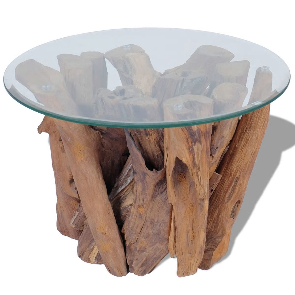 Coffee Table Solid Teak Driftwood 23.6