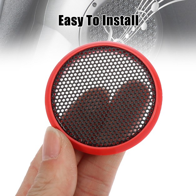 Unique Bargains Mesh Car Audio Speaker Cover 2 Pcs