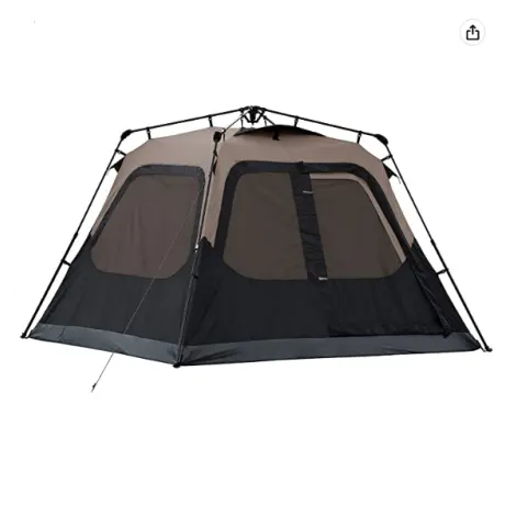 Customized 4 Person Instant Tent Cabin Camping Pop up Tent with Instant Setup  1 Room Portable