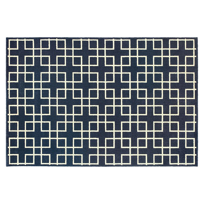 StyleHaven Everett Geo Block Rug