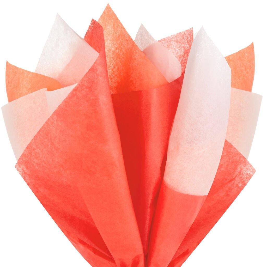 Hallmark  Dark Orange/Coral/Light Pink 3-Pack Tissue Paper, 12 sheets