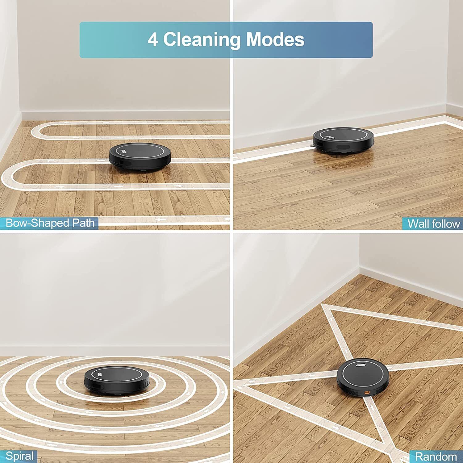 Best 2-In-1 Robot Vacuum And Mop Cleaner With 2500pa Strong Suction