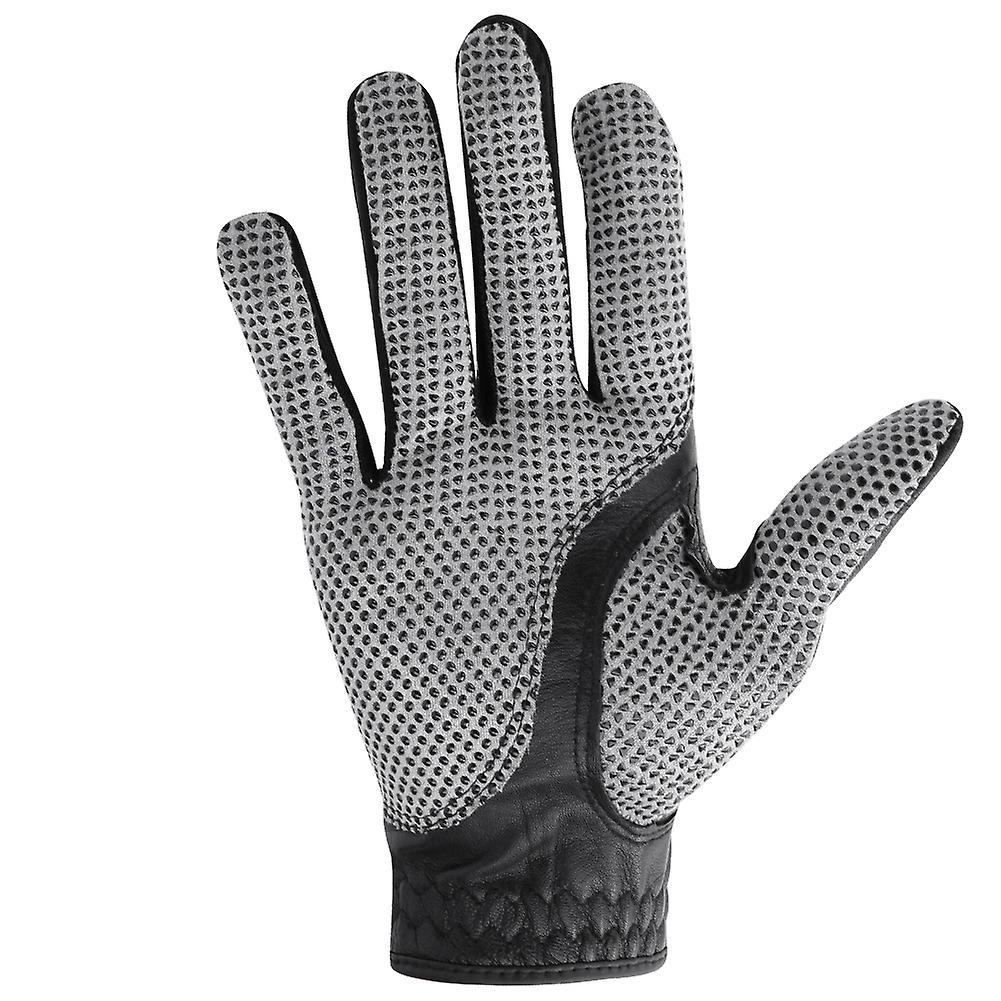 1 Pcs Black Artificial Sheepskin Men Non-slip Soft Breathable Golf Gloves Golfing Glove Accessoriesright Hand 23