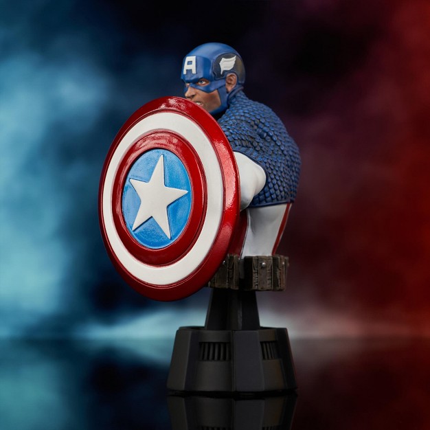 Diamond Select Marvel Captain America 6 Inch Resin Bust