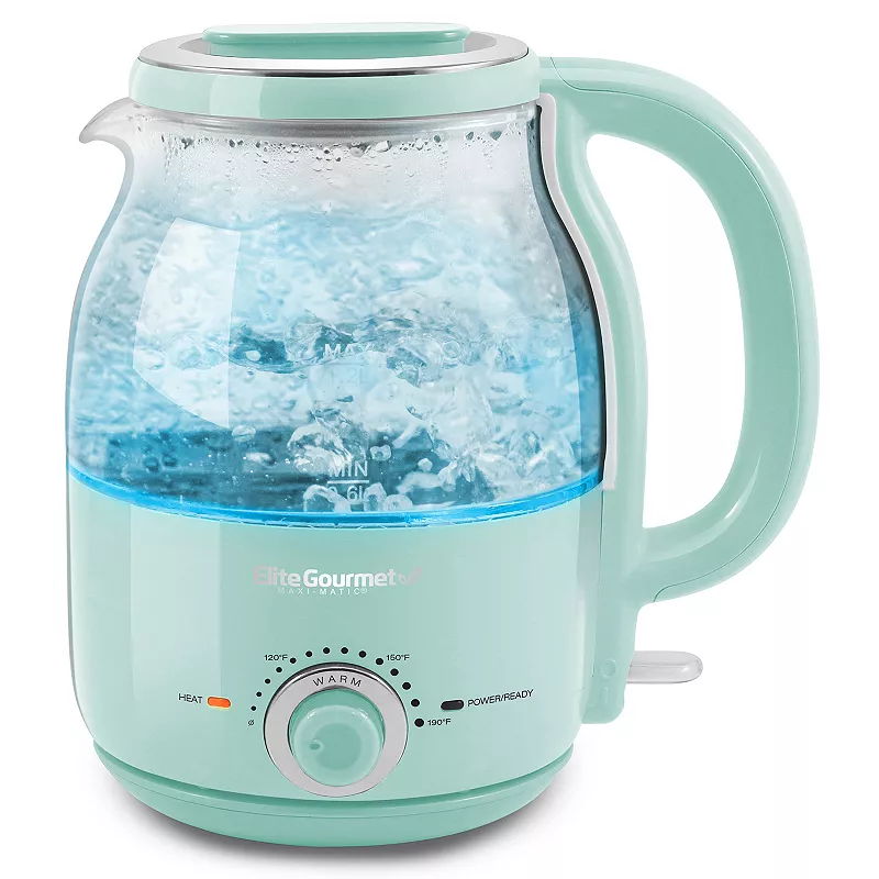 Elite 1.2-Liter Electric Glass Kettle