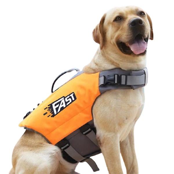 Pet dog swimming life vest