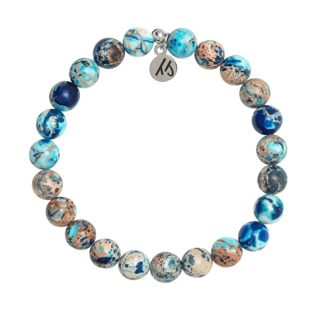 T. Jazelle  Defining Bracelet- Transformation Bracelet with Earth Jasper Gemstones