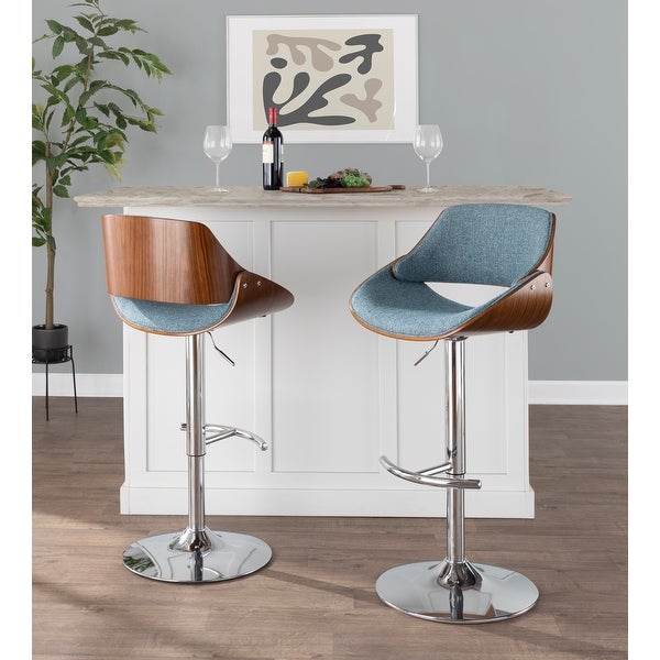 Carson Carrington Svellingen Adjustable Bar Stool (Set of 2)