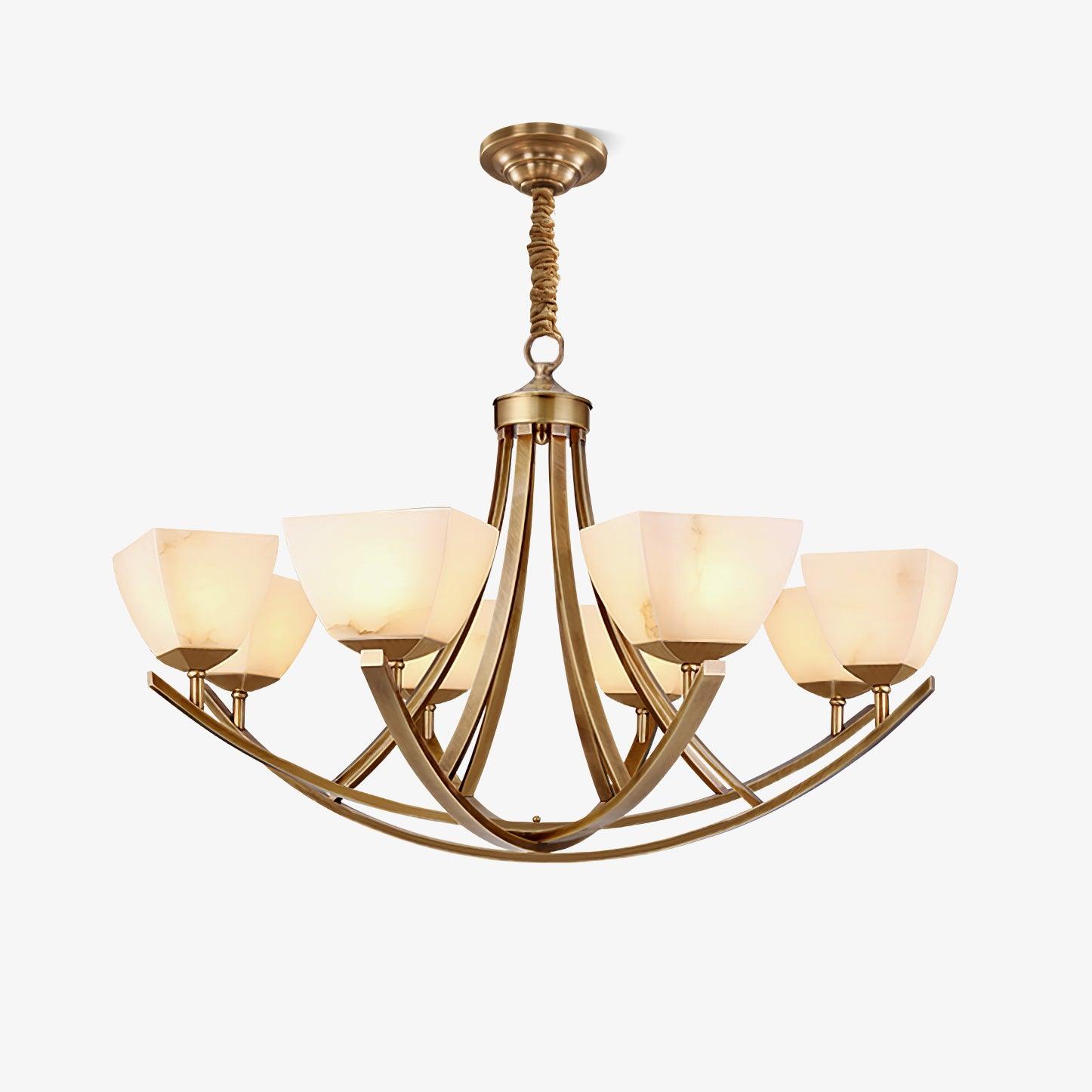 Dover Brass Chandelier