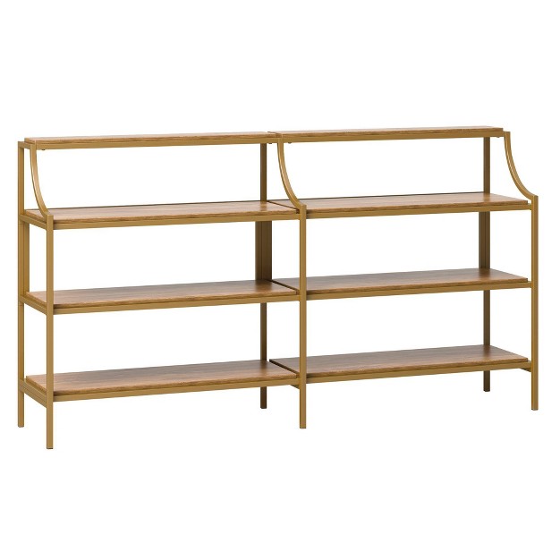 International Lux Metal Frame Console Table Sauder