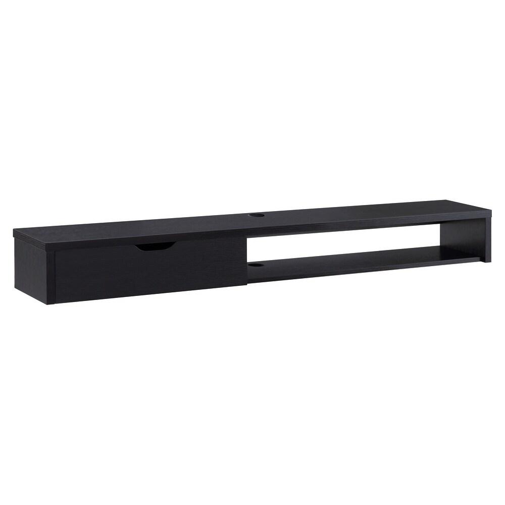 Rydstorp Contemporary 60 inch 1 Drawer Wall mounted TV Console by Carson Carrington