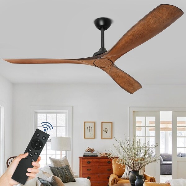 Remote Ceiling Fan 5 Speeds Flush Mounted Shopping - The Best Deals on Ceiling Fans | 41708525