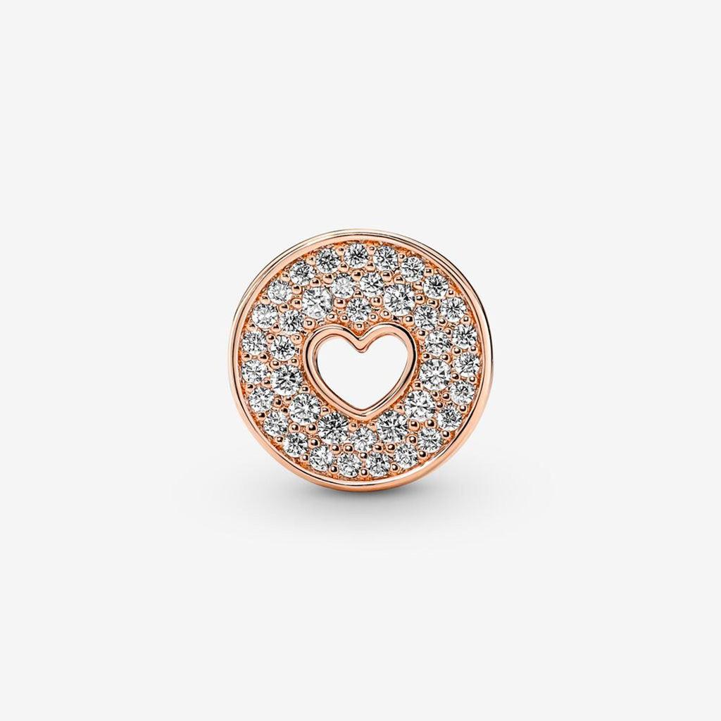 PANDORA  Pavé & Heart Anniversary Charm