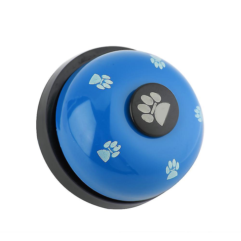 Iron Sturdy Durable Cute Cartoon Pet Bell for Dog Cat Interactive Toy(Blue)