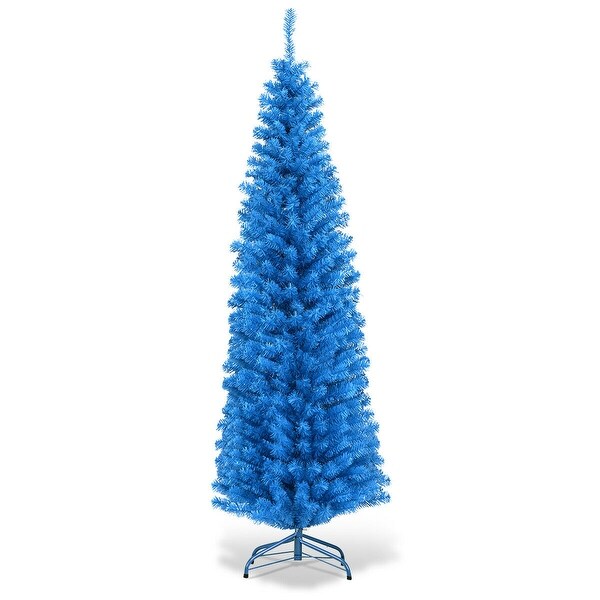 6 ft Unlit Pencil Slim Tree Artificial Christmas Tree