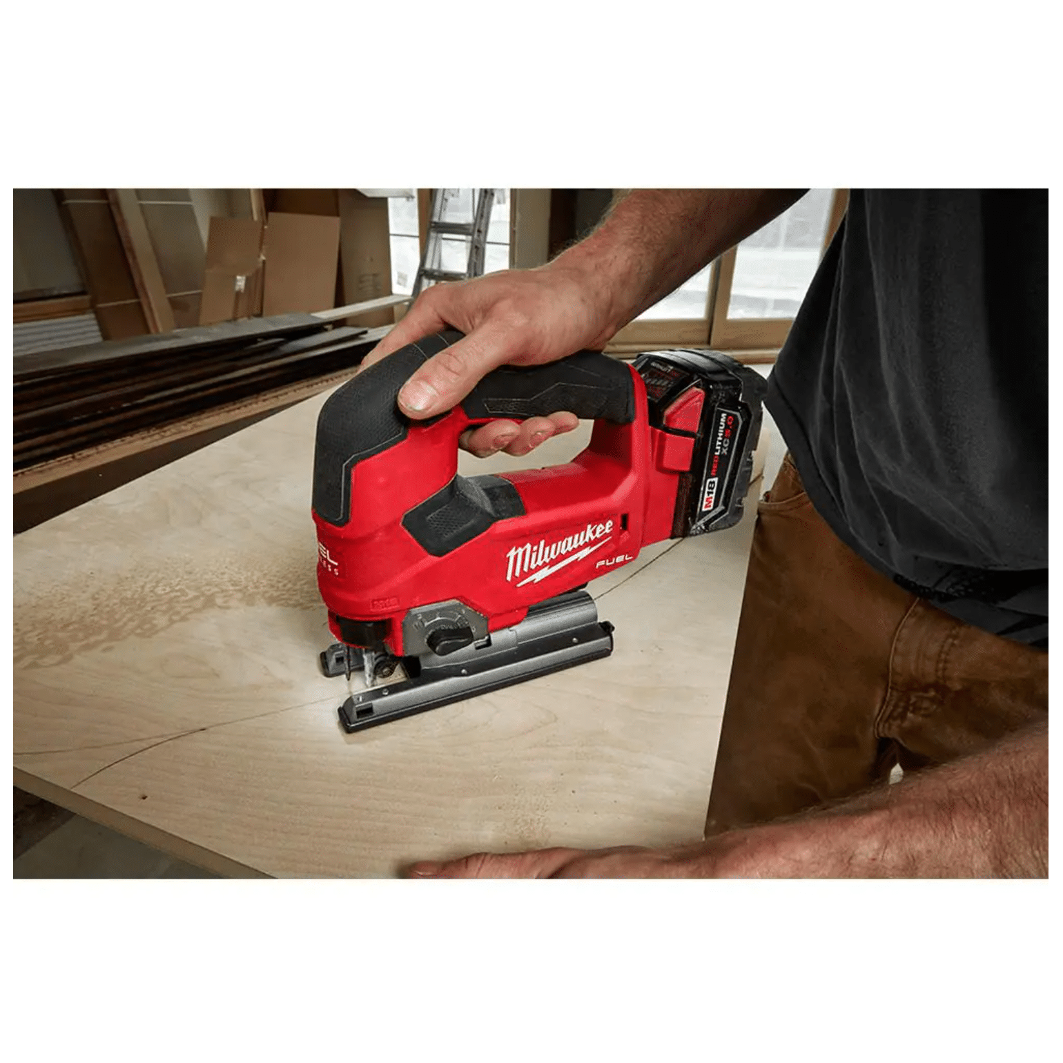 Milwaukee M18 Fuel 18V Lithium-Ion Cordless Brushless Oscillating Multi-Tool with FUEL Jigsaw， Tool-Only (2836-20-2737-20)