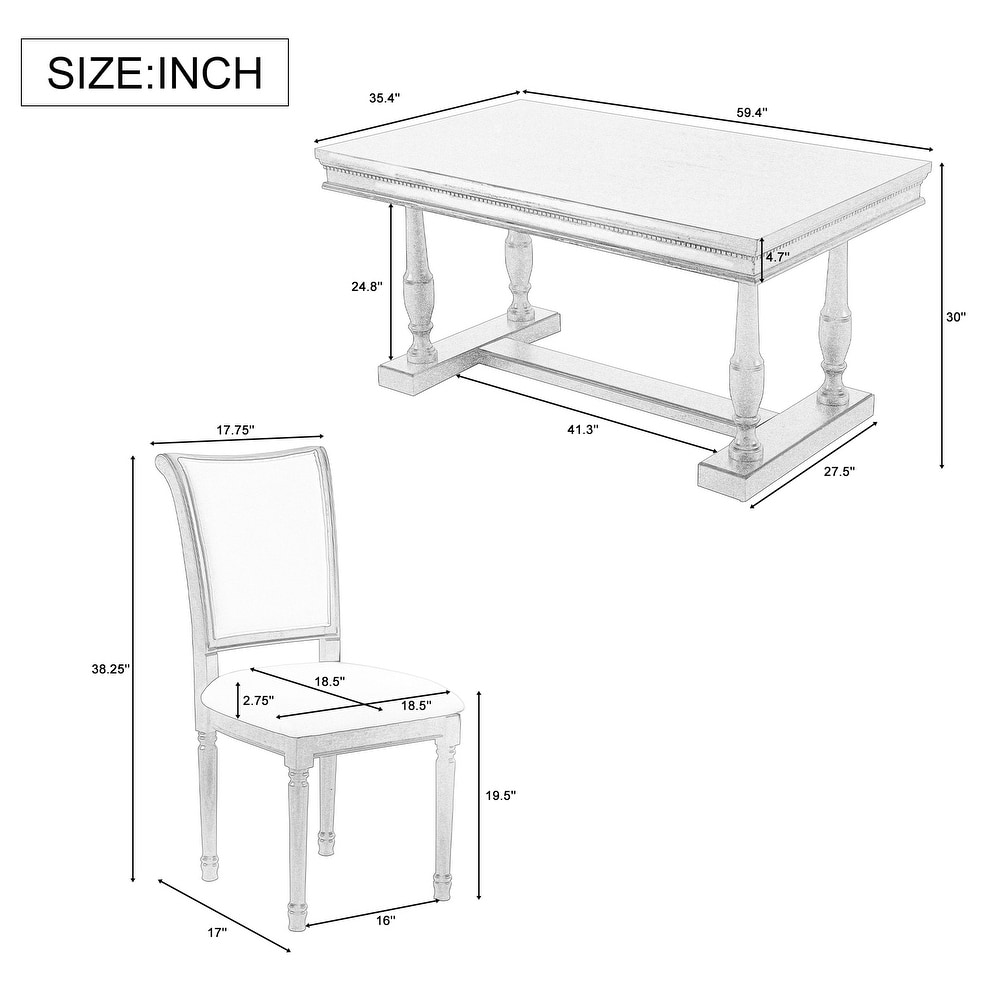 7 Piece Dining Table Set