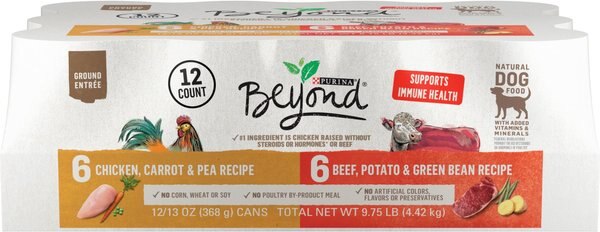 Purina Beyond Grain-Free Chicken and Beef Variety Pack Canned Dog Food