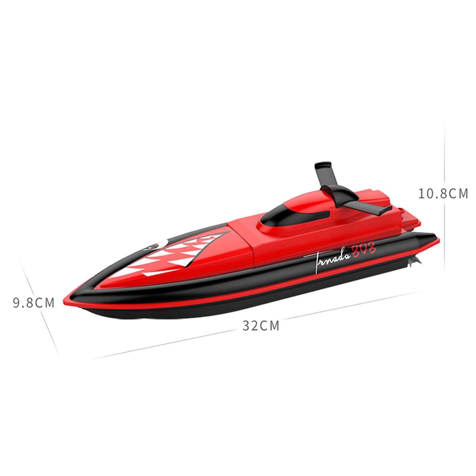 Rc Boat Remote Control Boat High Speed Rc Boat 25km/h 2.4ghz Waterproof Toy Racing Boat Gift For Kids No.302383