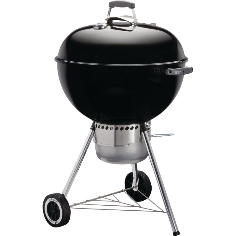 Weber Original Kettle 22 In. Premium Charcoal Grill Black