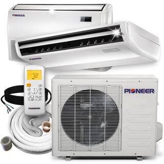 Pioneer 24000 BTU 2 Ton 20 SEER FloorCeiling Mini-Split Air Conditioner Heat Pump System Full Set UYB024GMFILCAD-16