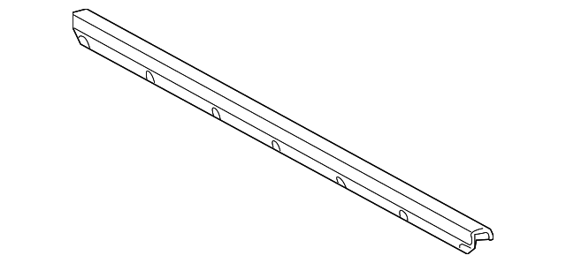 Genuine OE Toyota Tailgate Molding (Right) - 65717-04020