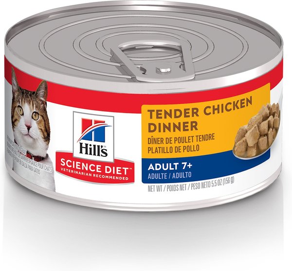 Hill's Science Diet Adult 7+ Tender Chicken Dinner Canned Cat Food