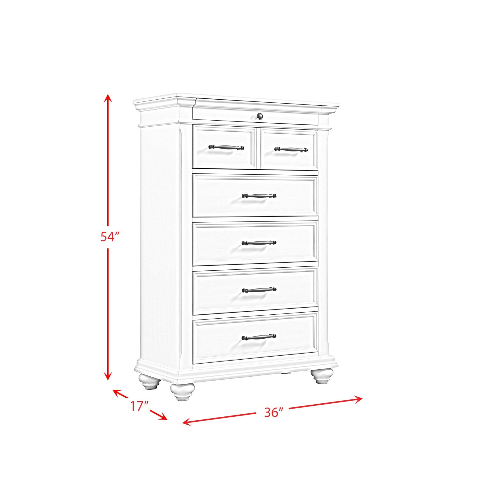 Picket House Furnishings Brooks 6 Drawer Bedroom Chest