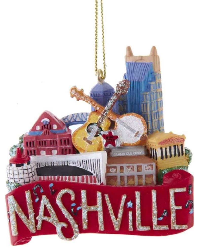 Kurt Adler  quotNashville quotChristmas Tree Ornament   Traditional   Christmas Ornaments   by Esbenshades Greenhouses  Houzz