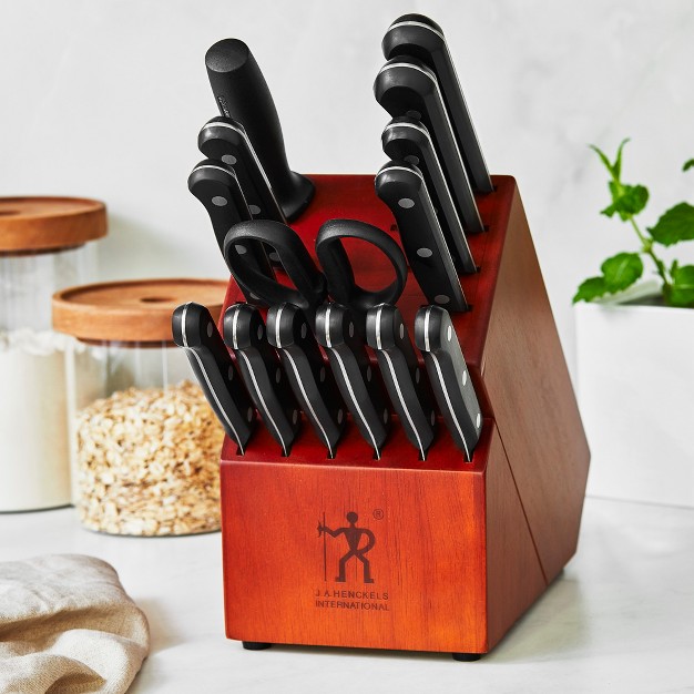 Henckels Solution Razor sharp 15 pc Knife Set German Engineered Informed By 100 Years Of Mastery Chefs Knife