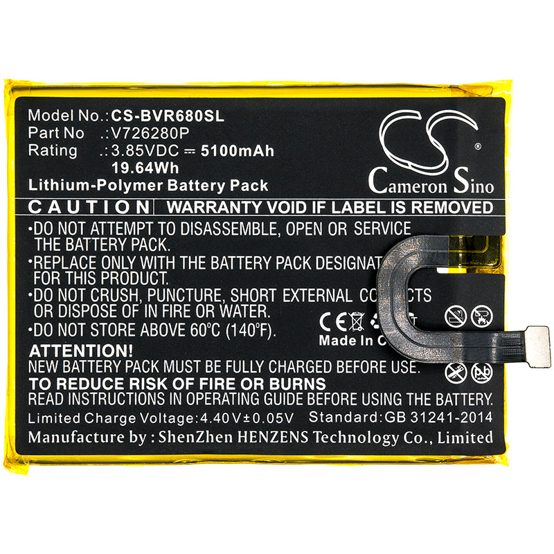 Blackview BV6800 Replacement Battery BatteryClerkcom Mobile Phone