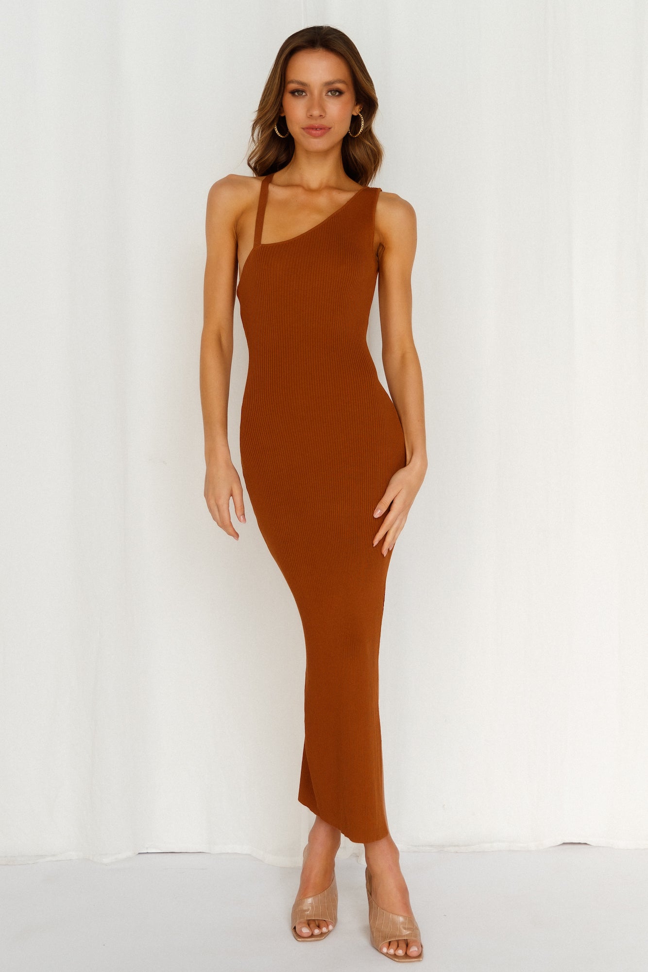 Airy Dreams Maxi Dress Brown