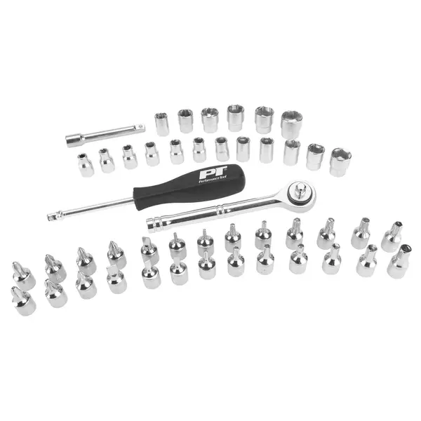 Performance Tool 47-Piece 1/4 Dr. Socket Set