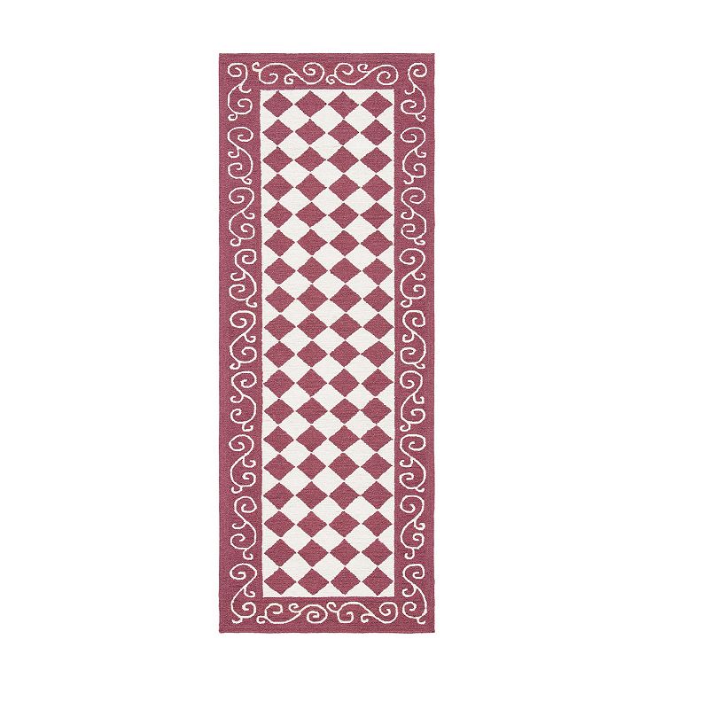 Safavieh Chelsea Checkerboard Framed Wool Rug