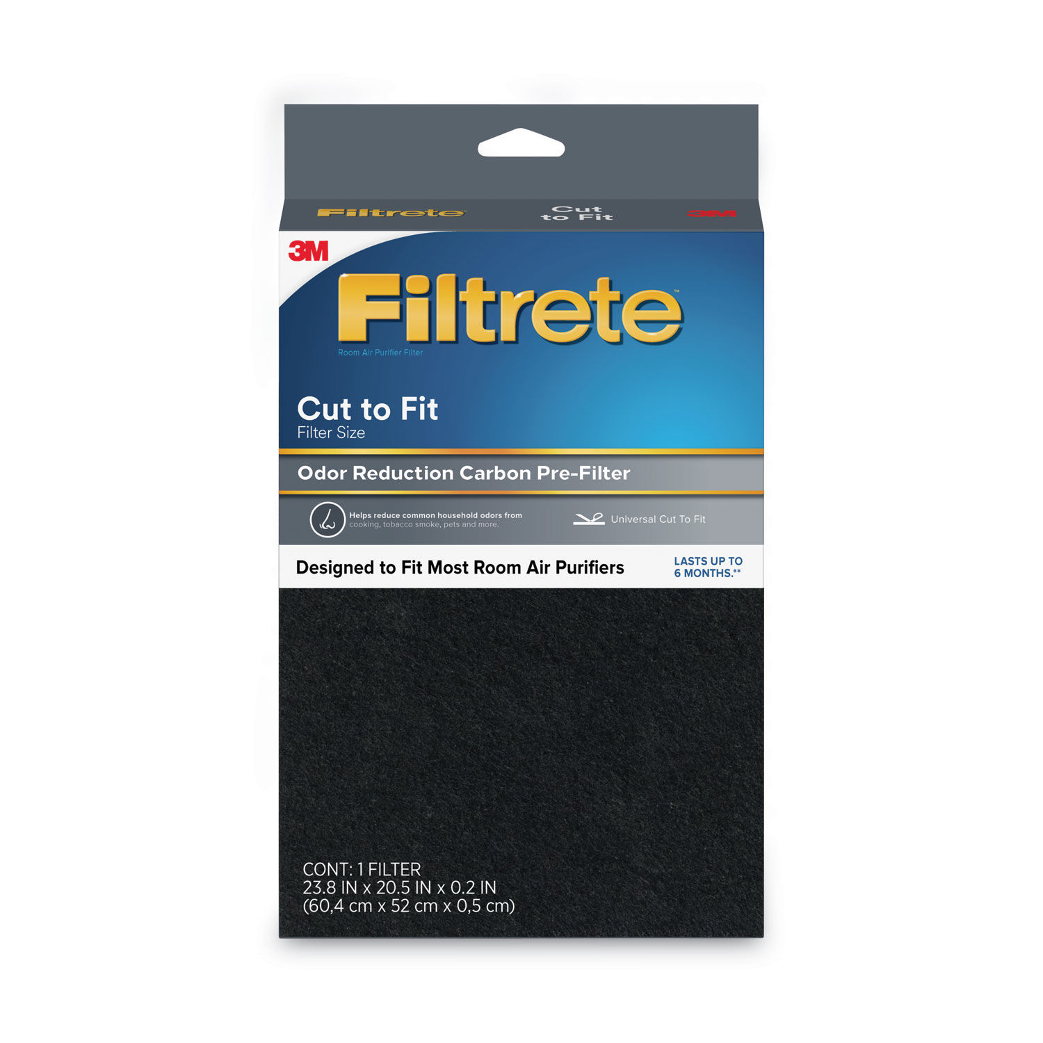 Odor Defense Carbon Pre Filter by Filtreteandtrade; MMMFAPFUCTFN4