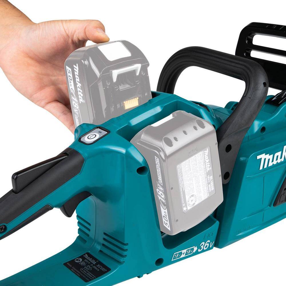 Makita LXT 14 in. 18V X2 (36V) Lithium-Ion Brushless Battery Chain Saw (Tool-Only) XCU07Z