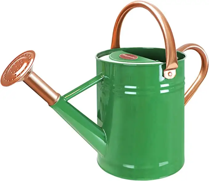 Low Price High Range Metal Galvanized Water Can With Black Painted Finishing Watering Can For Outdoor Green Plants Usage Low Moq