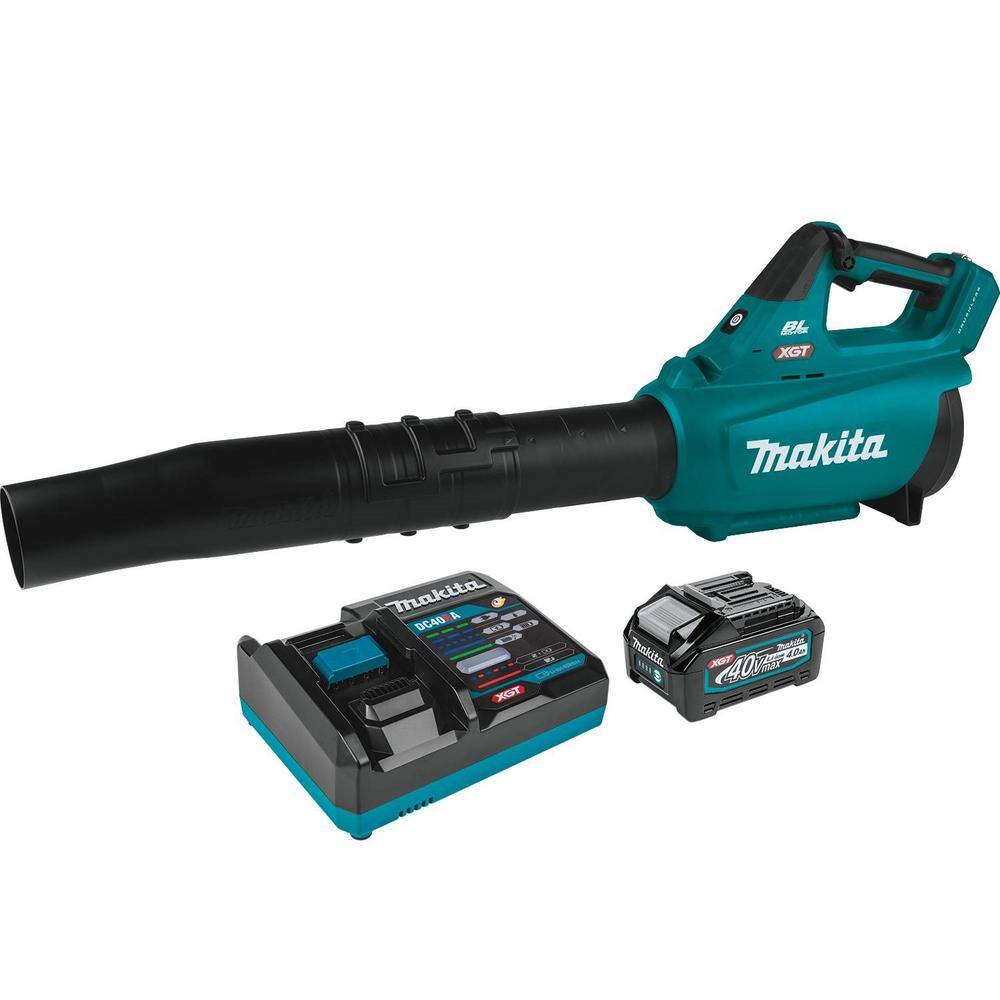 Makita 40V max XGT Brushless Cordless Leaf Blower Kit (4.0Ah) with bonus 40V Max XGT 4.0Ah Battery GBU01M1-BL4040