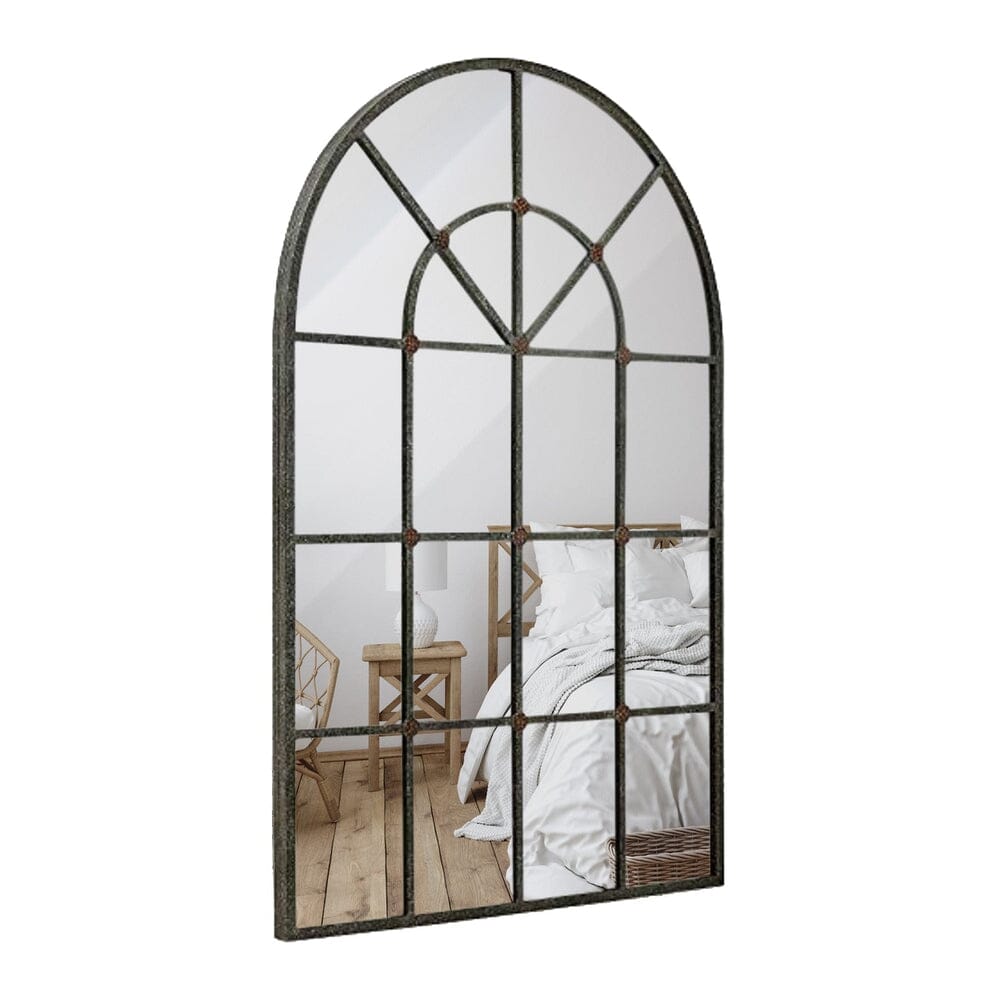 Metal Arched Window Mirror Large Wall Mirrors Decorative Piece and Arch Decor 28