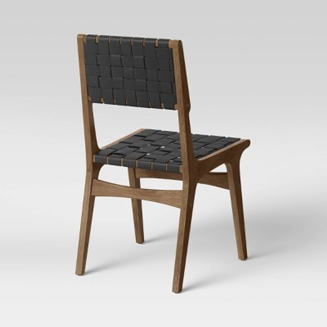 Ceylon Woven Dining Chair Black/Walnut - Opalhouse