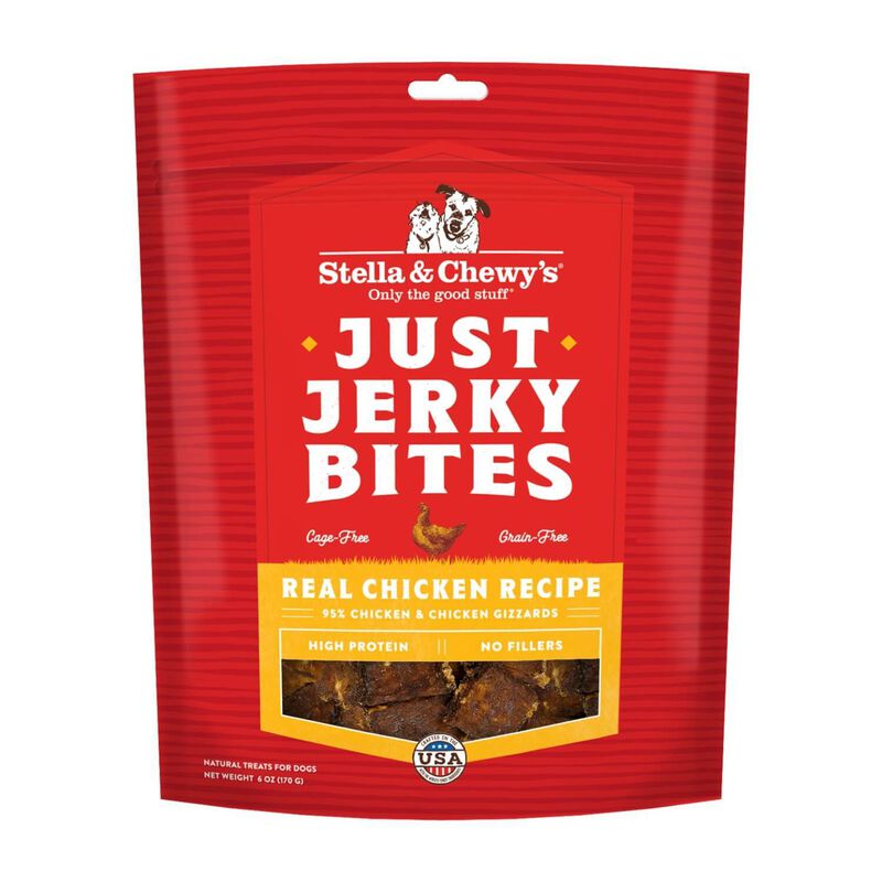 Just Jerky Bites Chicken Dog Treats 6oz