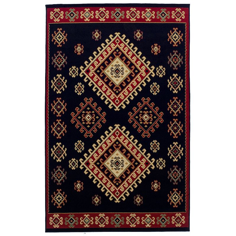 SUPERIOR Santa Fe Geometric Indoor Area Rug