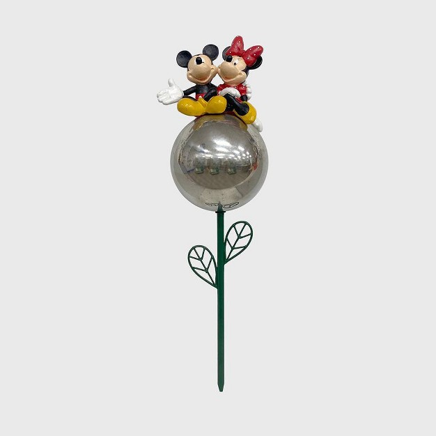 Polyester steel Mickey And Minnie Mouse Gazeball Stake