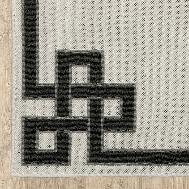 StyleHaven Trevor Geometric Diamond Indoor Outdoor Rug