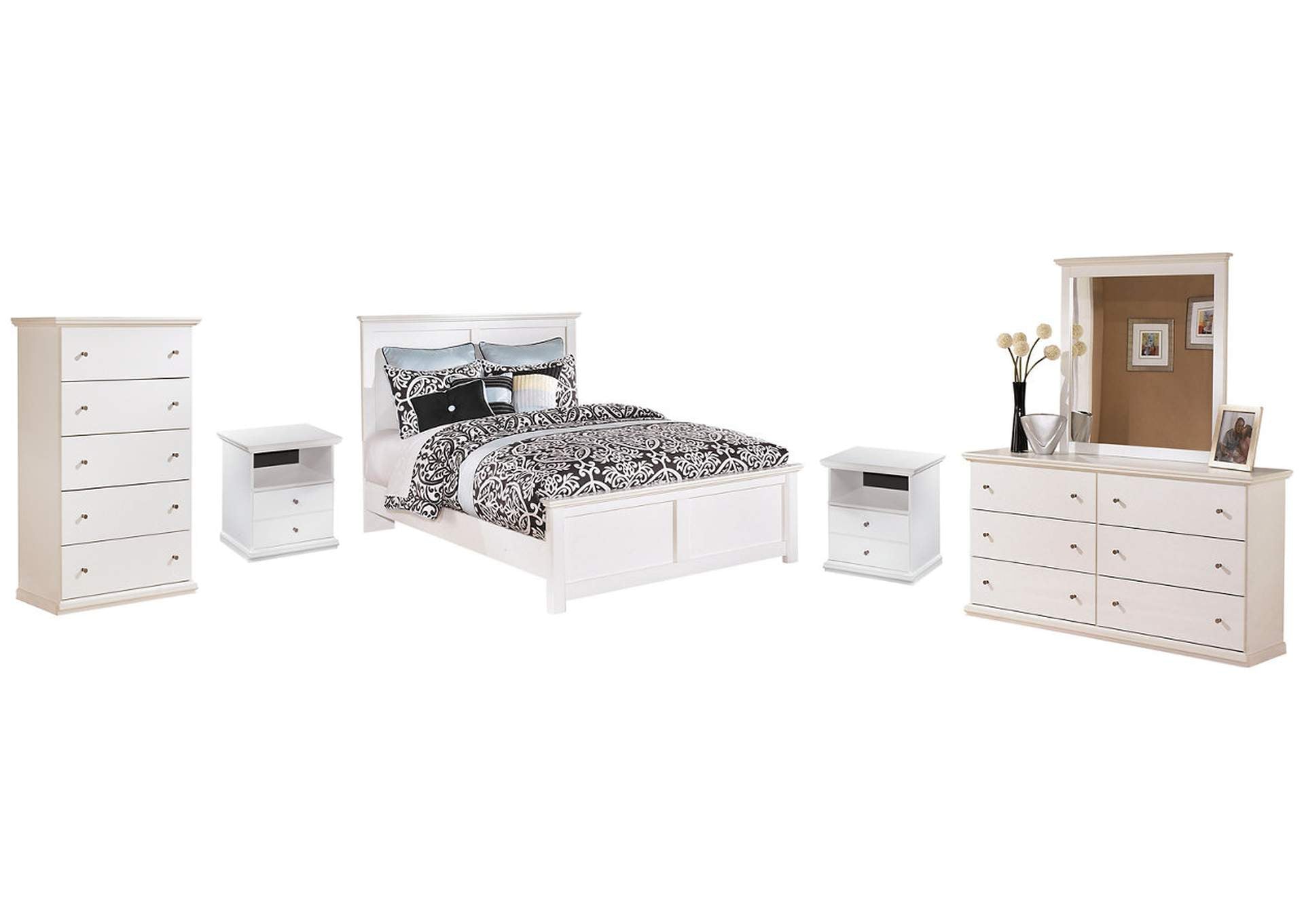 Bostwick Shoals Queen Bed with Dresser and Mirror