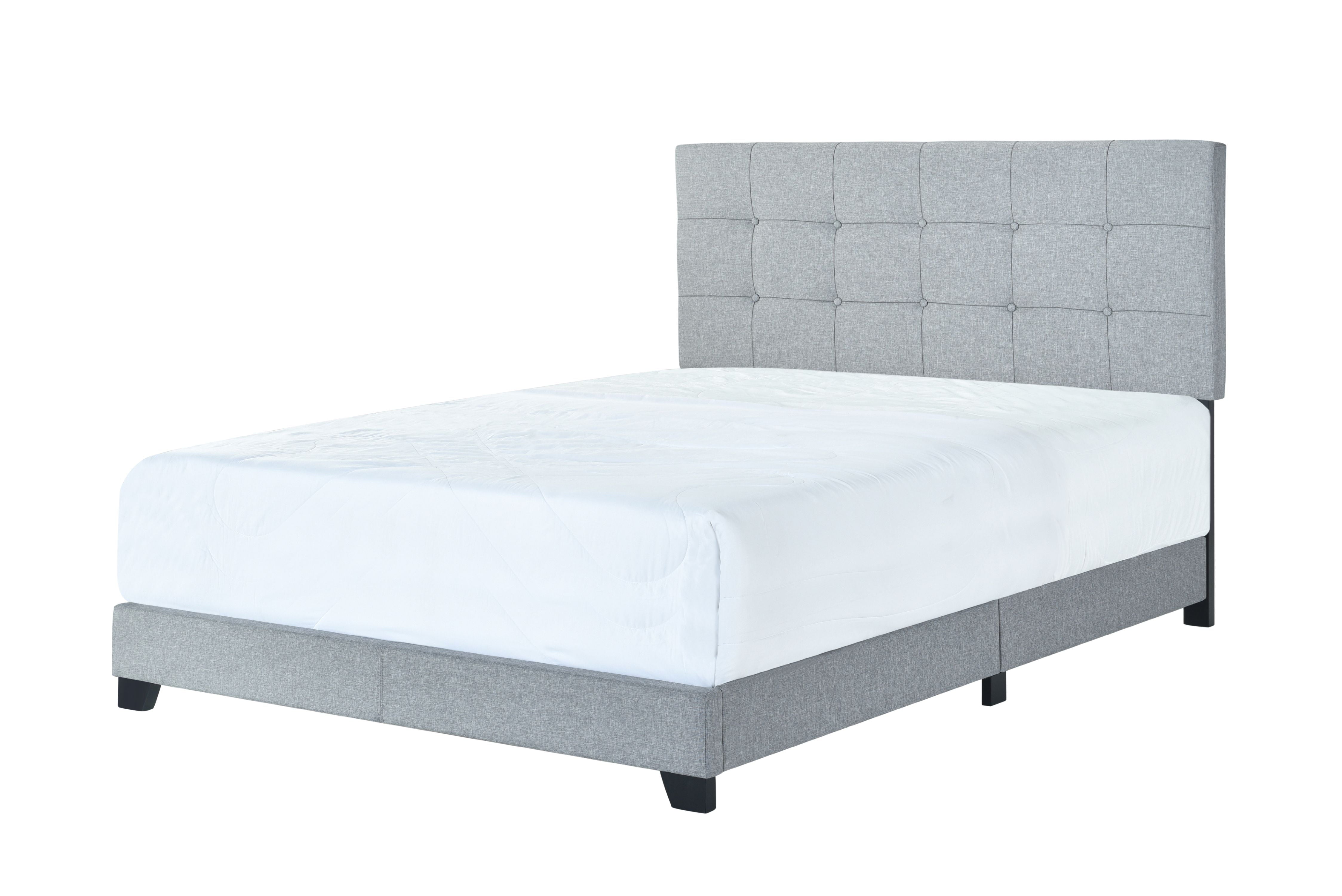 Crown Mark Florence Gray Panel Bed, Twin