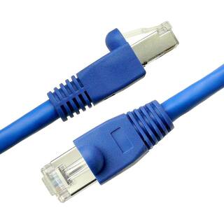 NTW 3 ft. Cat6a Snagless Shielded (STP) Network Patch Cable Blue 345-S6A-003BL