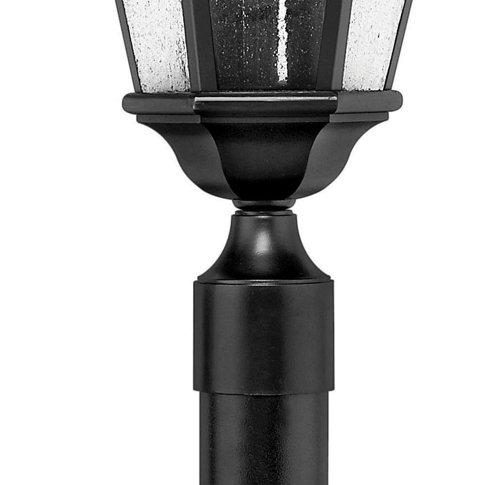 3 Light Large Outdoor Low Voltage Post Top or Pier Mount Lantern in Traditional Style 10 inches Wide By 21.25 inches High-Black Finish-E26 Medium